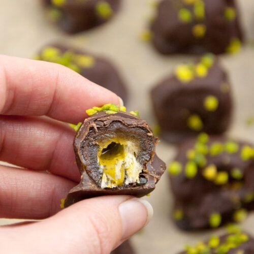Pistachio Butter Stuffed Dates
