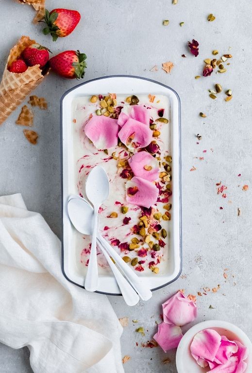 Pistachio Rose Frozen Yogurt