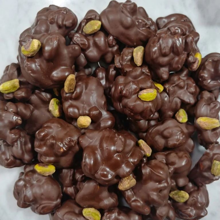 Pistachio Sugar-Free Chocolate Clusters