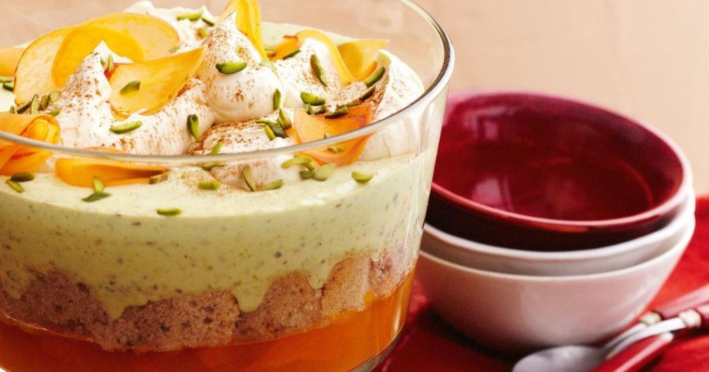 Pistachio and Rosewater Easter Trifle