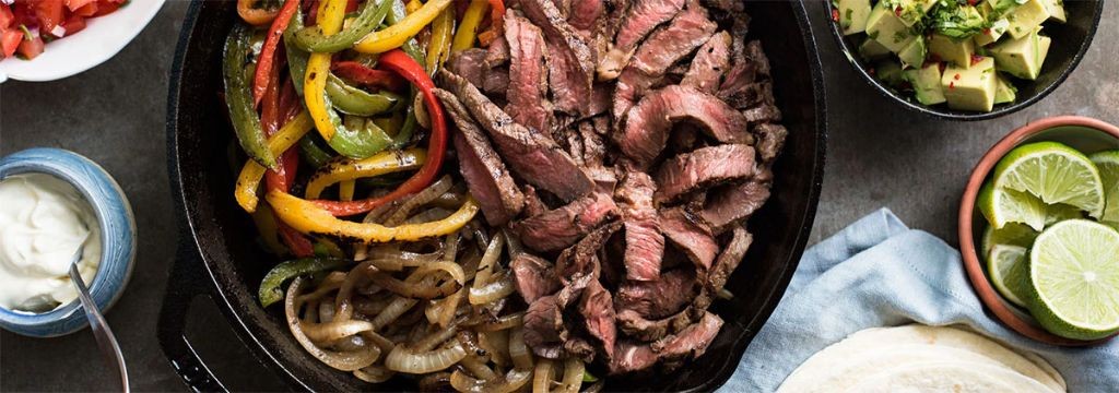 Pit Boss Griddle Fajitas with Bell Peppers