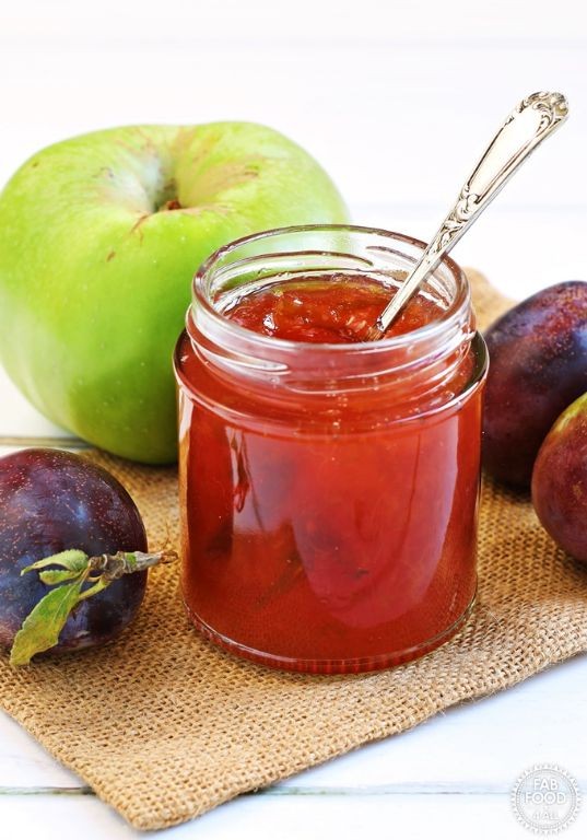 Plum and Apple Jam