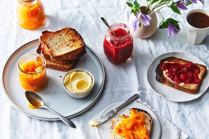 Plum and Basil Jam