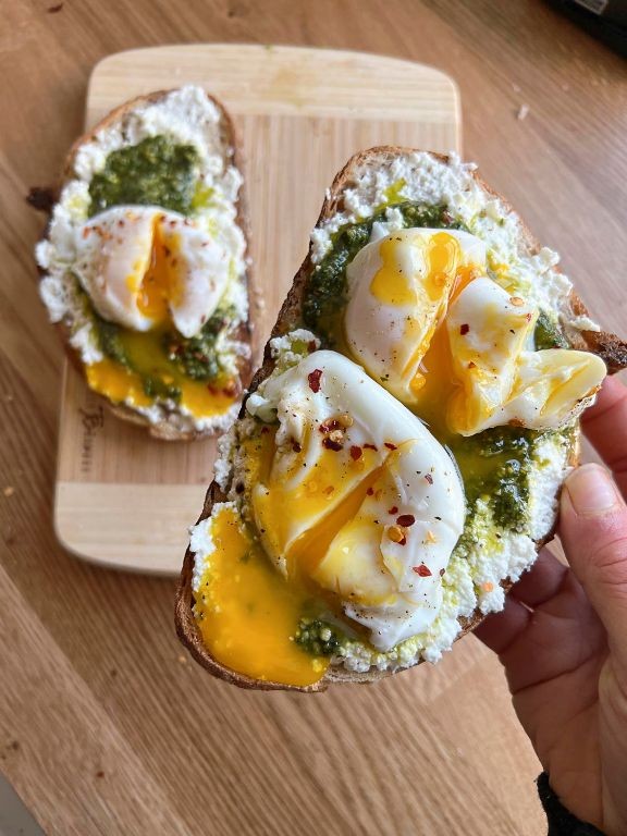 Poached Eggs on Sourdough Toast