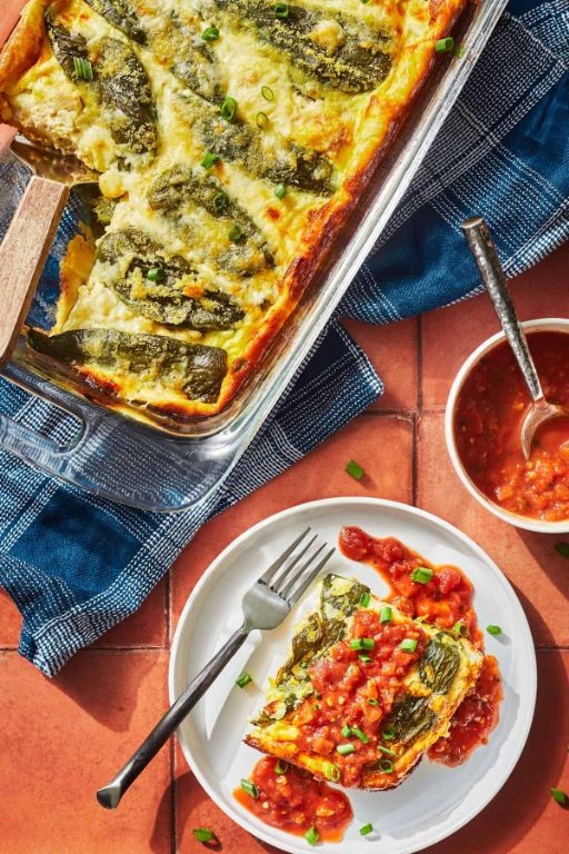 Poblano and Cheese Casserole