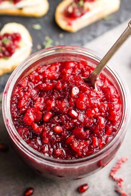 Pomegranate Cranberry Relish