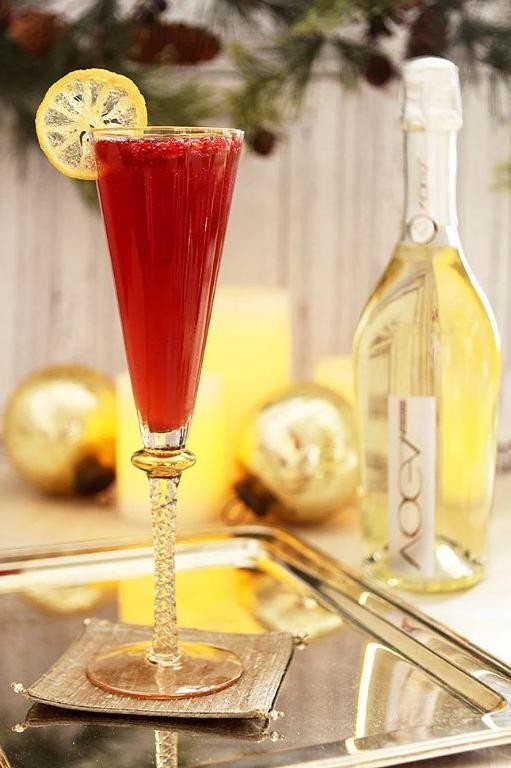 Pomegranate Ginger Sparkler