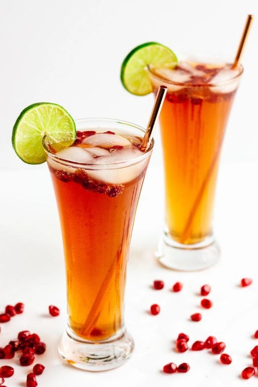 Pomegranate Lime Spritzer
