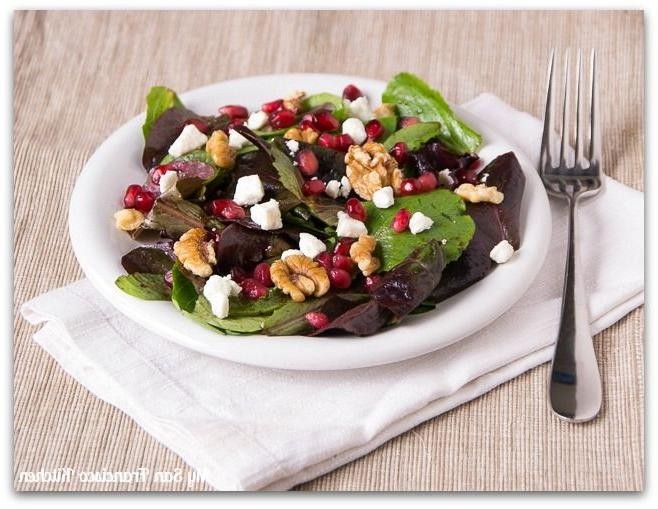 Pomegranate and Walnut Salad
