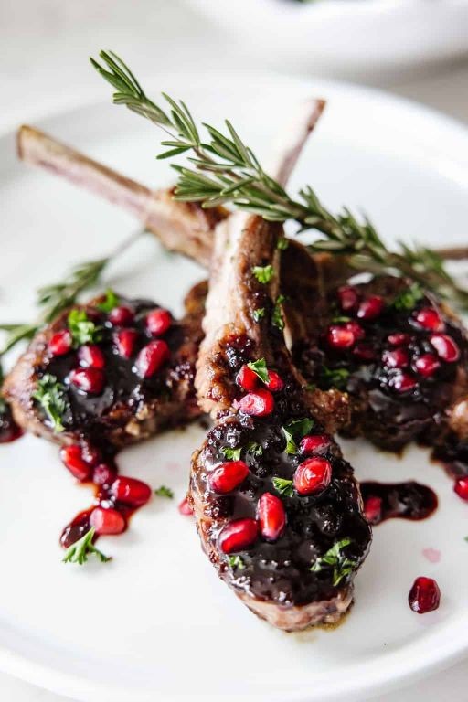 Pomegranate-Glazed Lamb