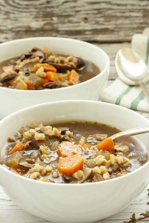 Porcini Mushroom and Barley Soup