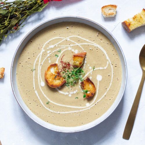 Porcini Mushroom and Thyme Soup
