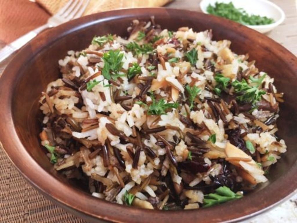 Porcini Mushroom and Wild Rice Pilaf