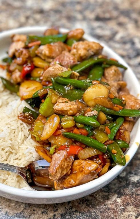 Pork Cube Steak Stir-Fry with Vegetables