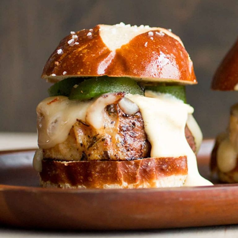 Pork Tenderloin Sandwich with Honey Mustard Glaze