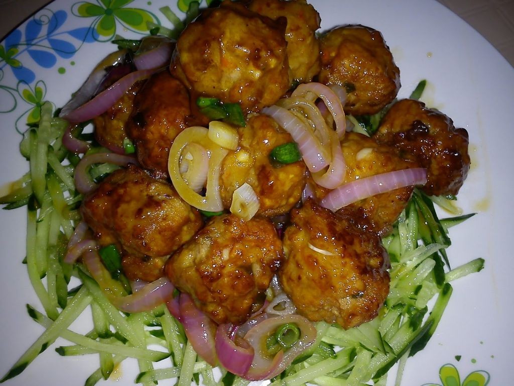 Pork and Water Chestnut Meatballs
