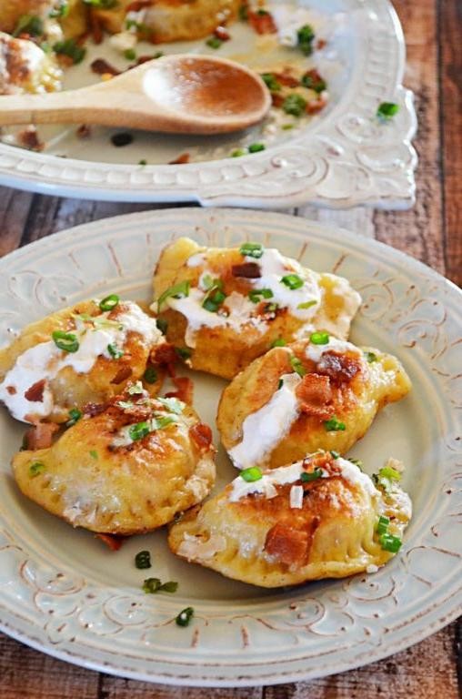 Potato and Bacon Pierogi
