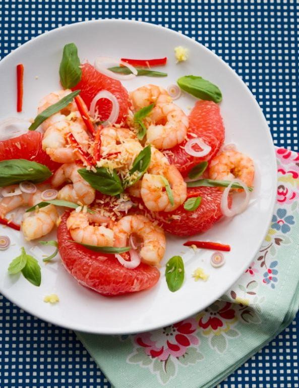 Prawn and Grapefruit Salad