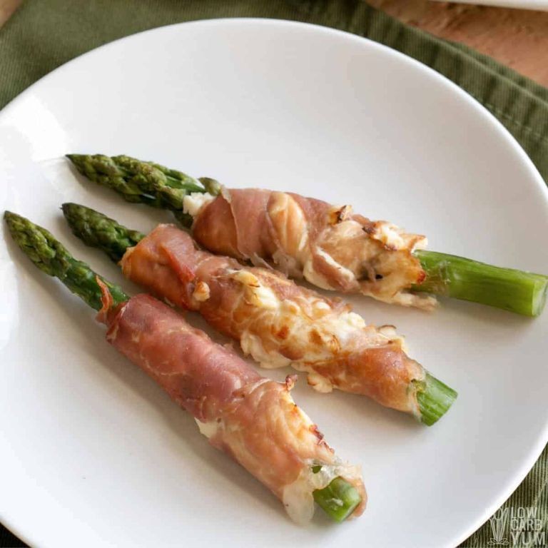 Prosciutto-Wrapped Asparagus with Cream Cheese