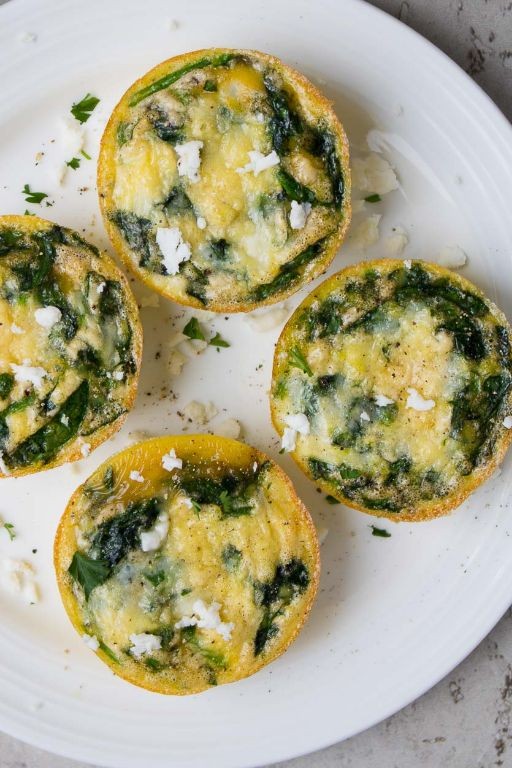 Protein-Packed Egg Muffins with Spinach and Feta