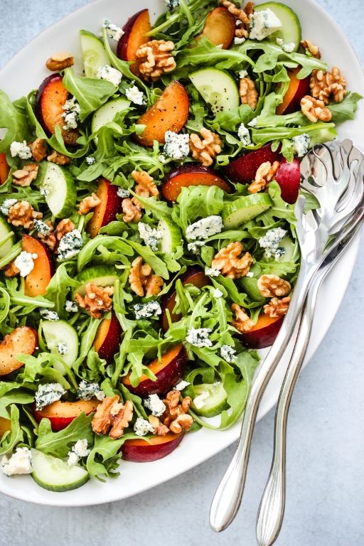 Prune and Blue Cheese Salad