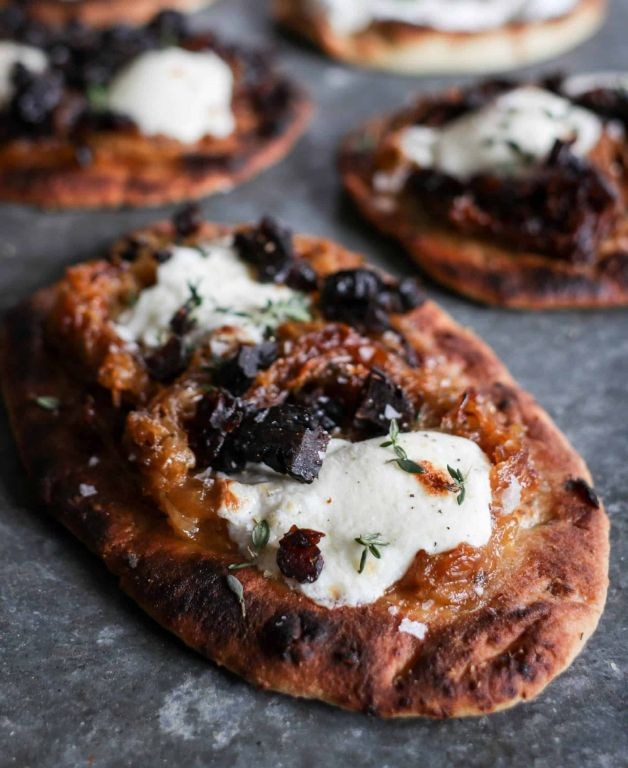 Prune and Caramelized Onion Flatbread