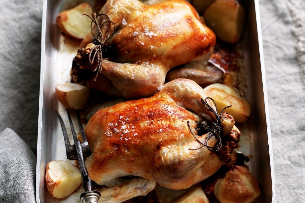 Prune and Walnut Stuffed Chicken