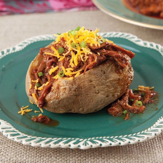 Pulled Pork Stuffed Potatoes
