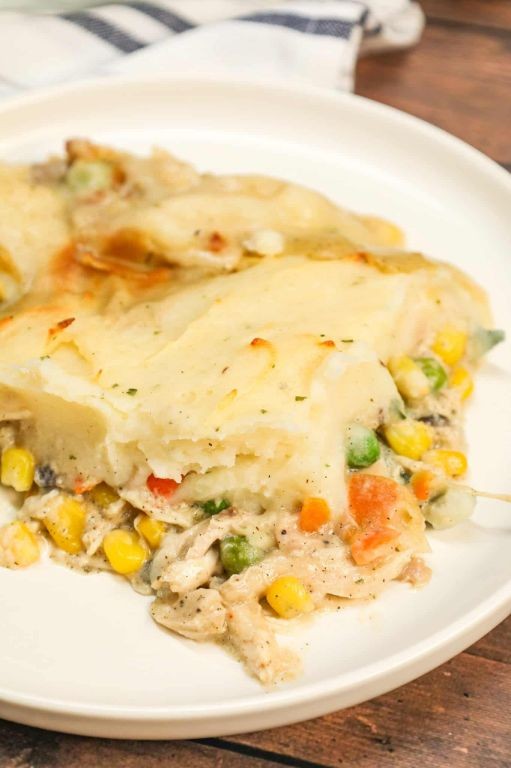 Pulled Rotisserie Chicken Shepherd’s Pie