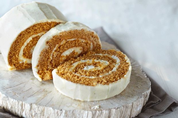 Pumpkin Roll with Brown Butter Glaze