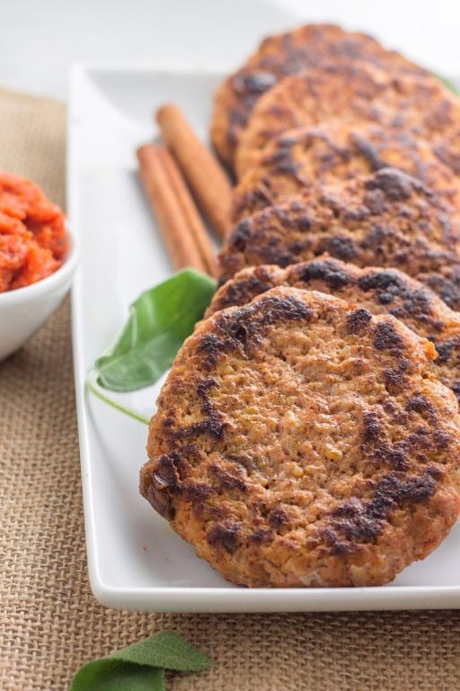 Pumpkin Spice Breakfast Sausage Patties