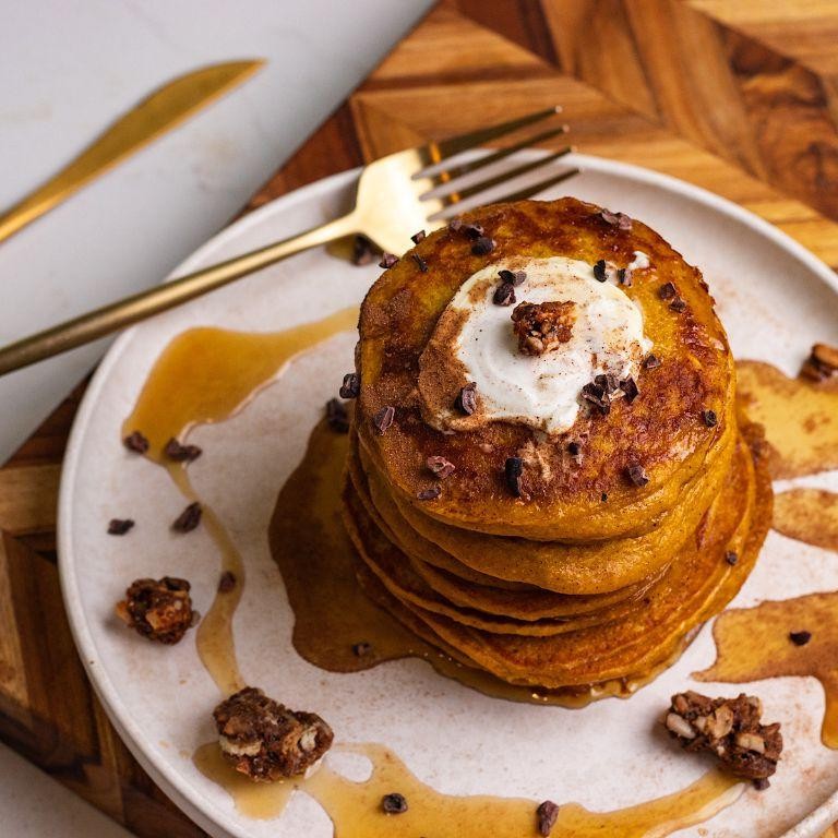 Pumpkin Spice Cottage Cheese Oatmeal