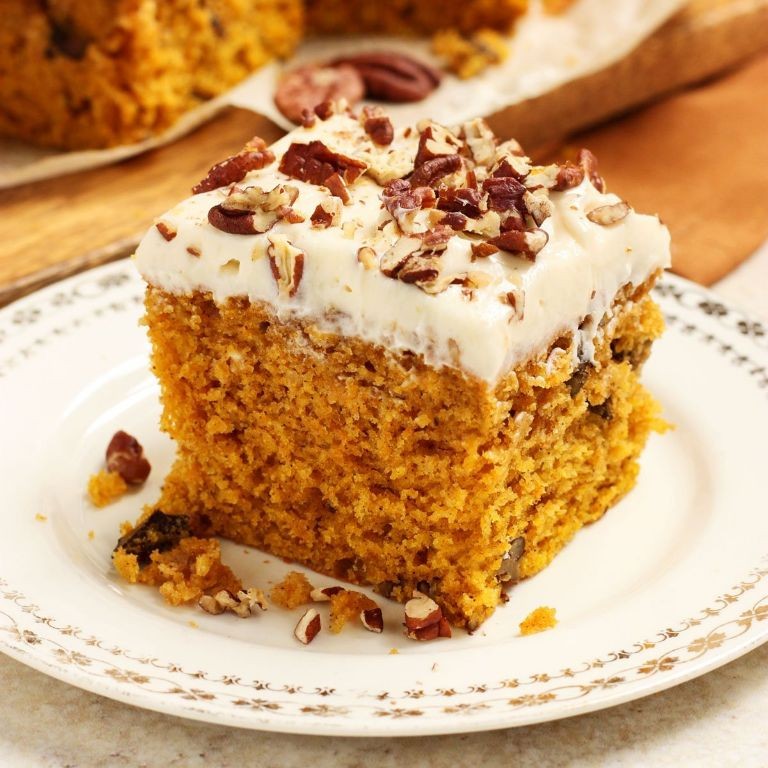 Pumpkin Spice Hoe Cakes with Cream Cheese Frosting