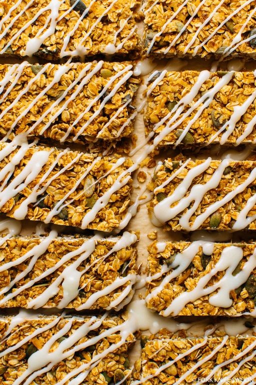 Pumpkin Spice Raw Granola Bars