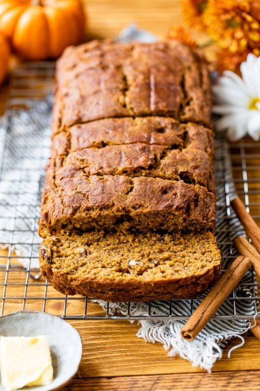 Pumpkin Spice Weight Watcher Banana Bread