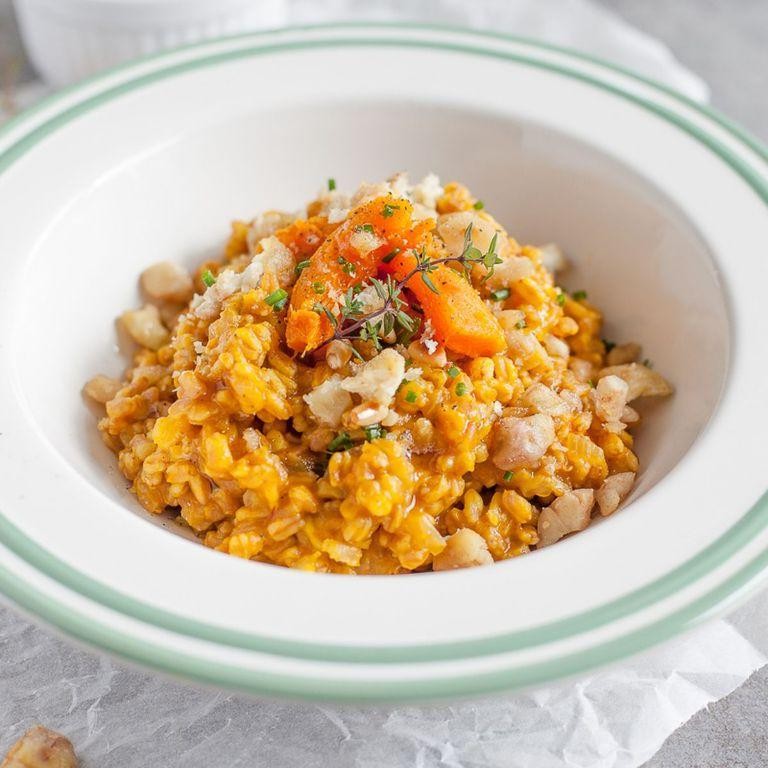 Pumpkin and Farro Risotto