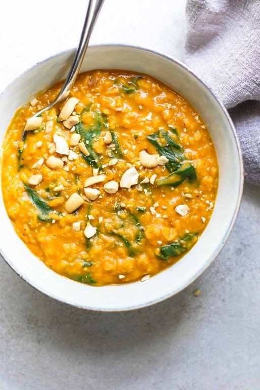 Pumpkin and Lentil Curry