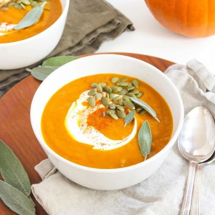 Pumpkin and Sage Crockpot Soup