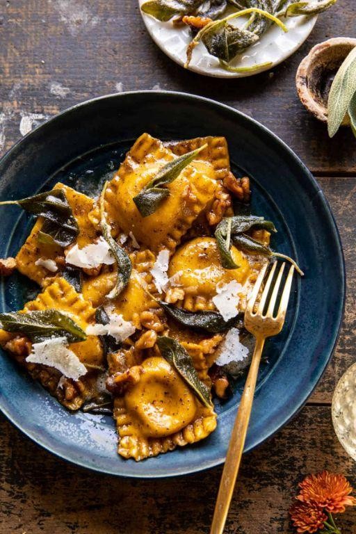 Pumpkin and Sage Ravioli