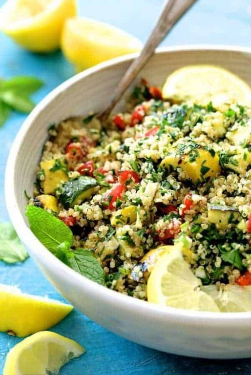 Quinoa Tabouli with Fresh Vegetables