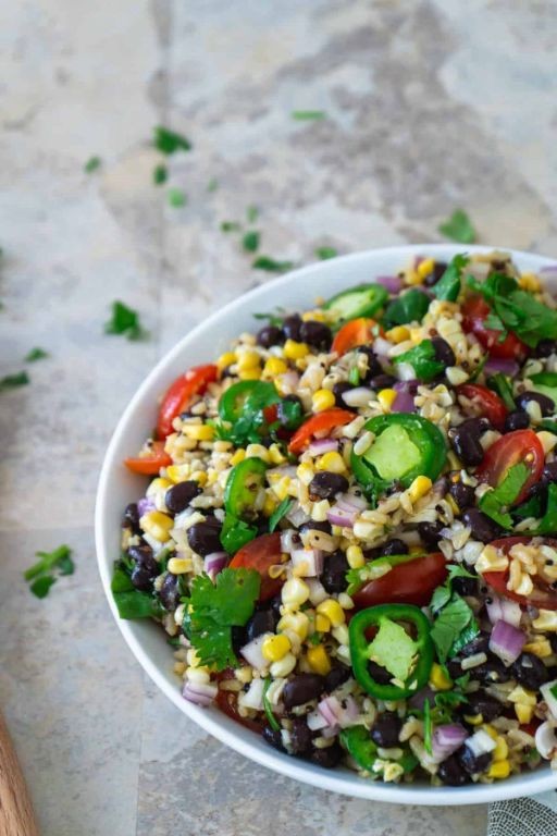 Quinoa and Brown Rice Salad