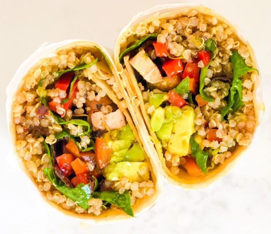 Quinoa and Chicken Power Wrap
