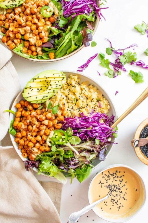 Quinoa and Chickpea Power Bowl