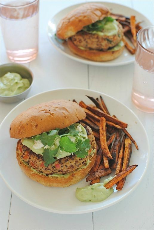 Quinoa and Kale Chicken Burger for Health Enthusiasts
