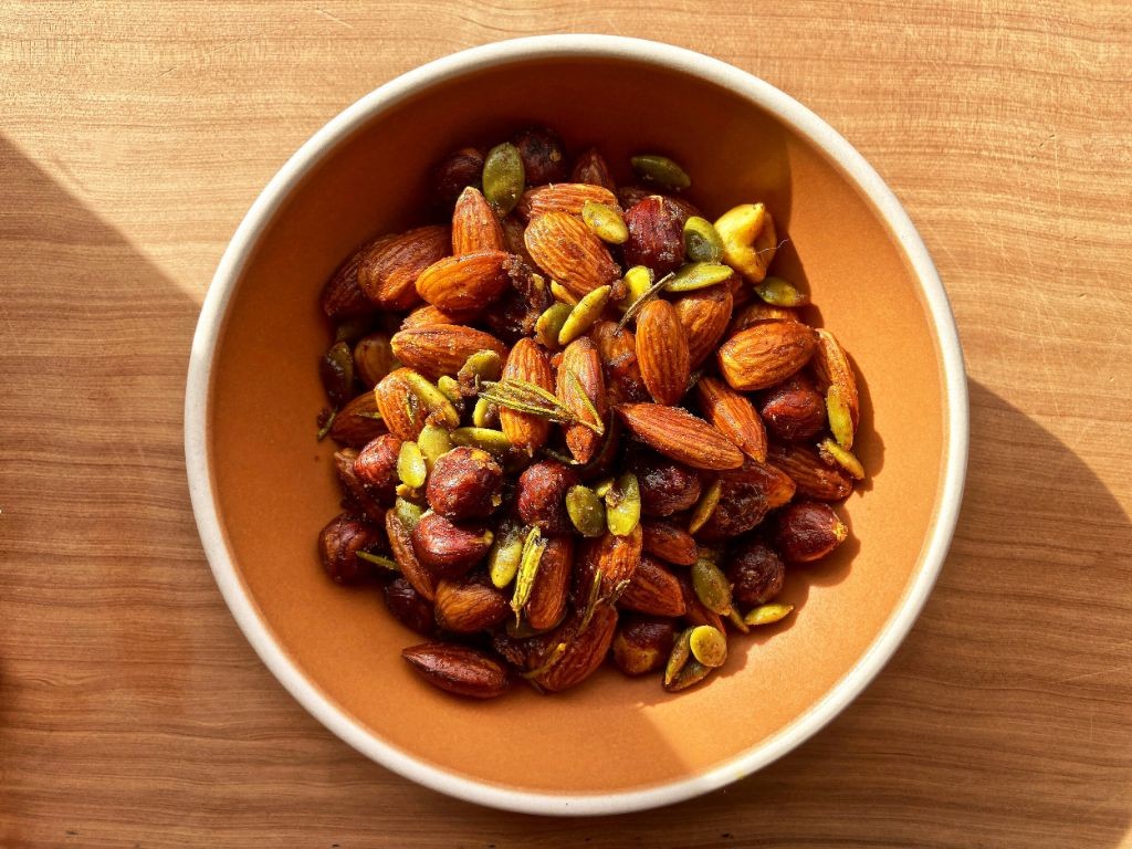 Ras el Hanout Spiced Roasted Nuts