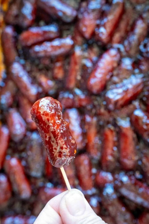Raspberry Chipotle Grape Jelly Lil Smokies