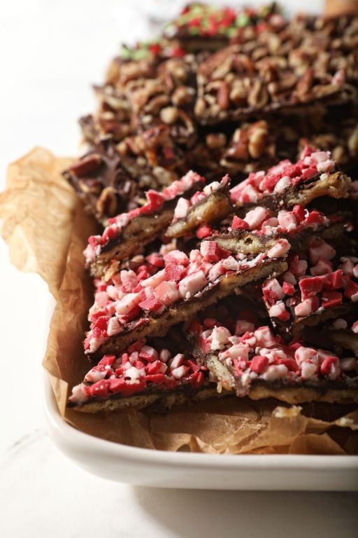 Raspberry Drizzle Saltine Toffee