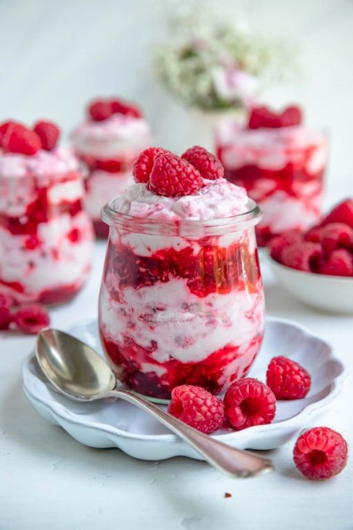 Raspberry Mascarpone Parfait
