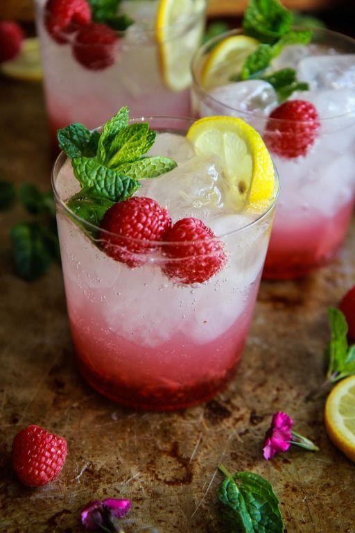 Raspberry Mint Fizz