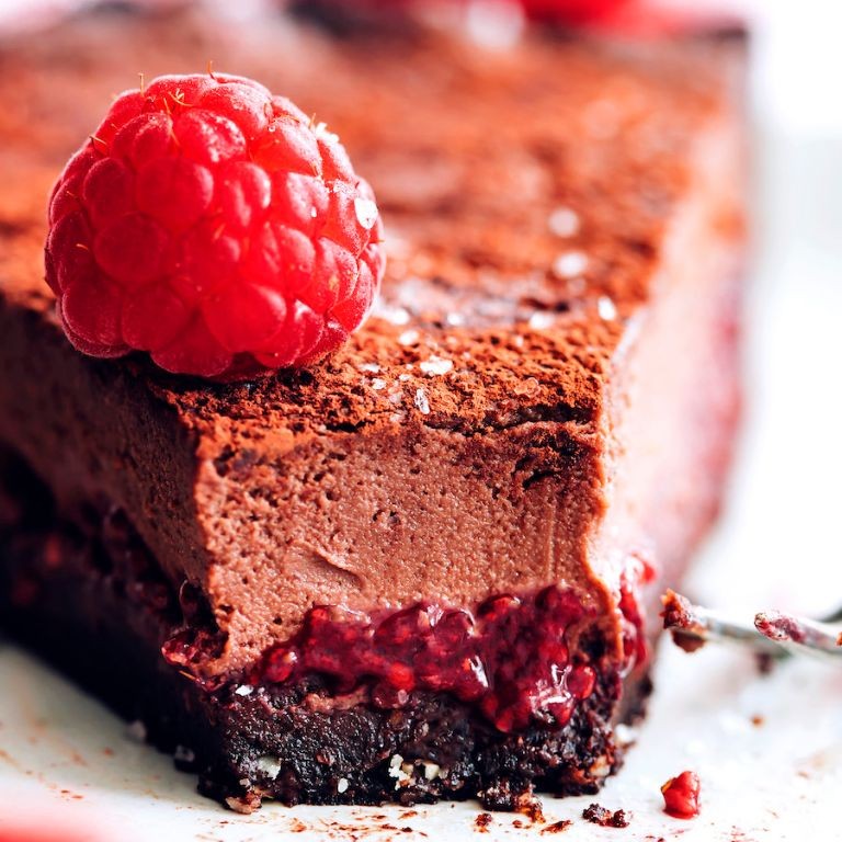Raspberry Sugar-Free Chocolate Ganache